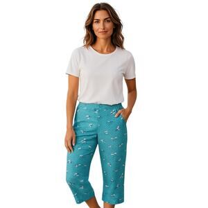 Vintage Y2K  Lilly Pulitzer‎ Happy Bee Honeycomb Pants Summer Preppy Size 6